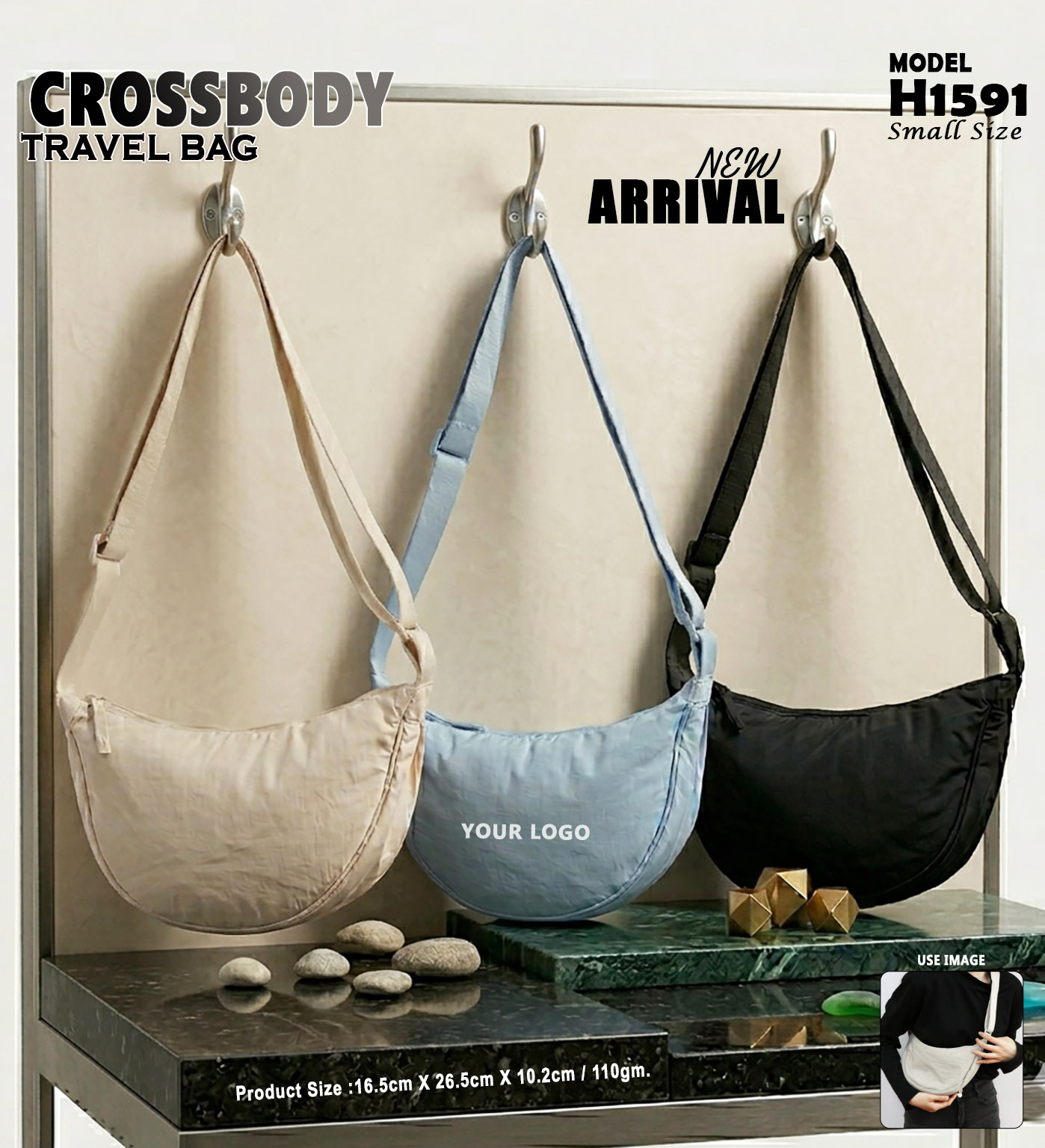 CROSSBODY TRAVEL BAG