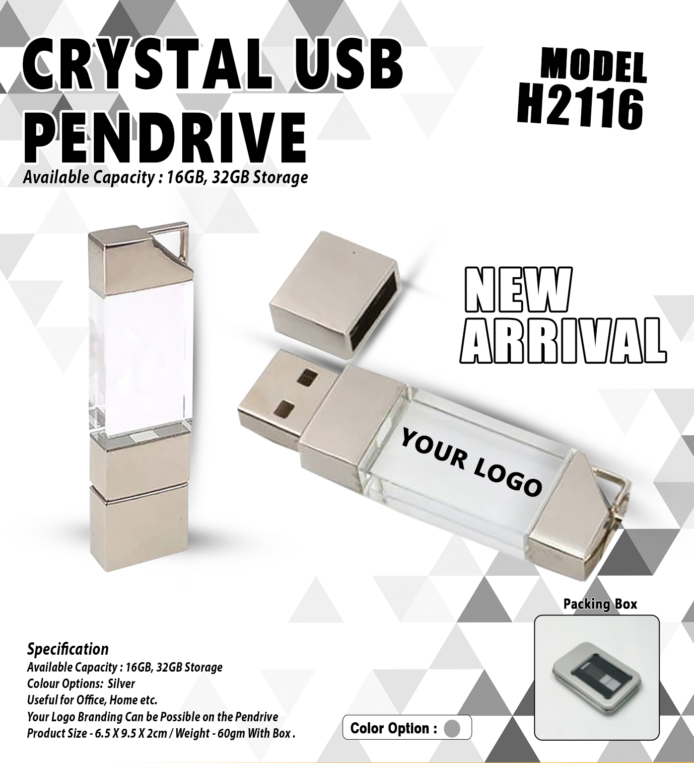CRYSTAL USB PENDRIVE