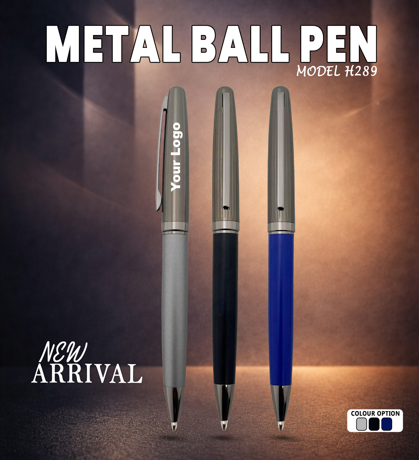 H289 Premium Metal Ball Pen – Executive Corporate Branding Pen